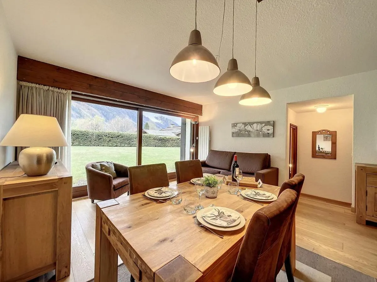 דירות Charmant T3 Lumineux Avec Jardin, Terrasse Et Parking Aux Praz De Chamonix - Fr-1-507-48